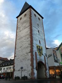 Low angle view of building against sky