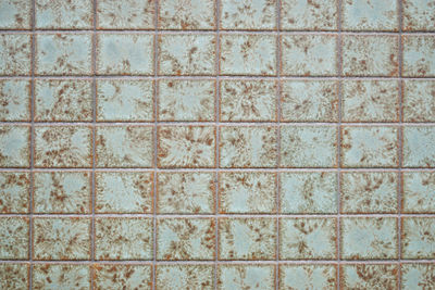 Full frame shot of tiled wall