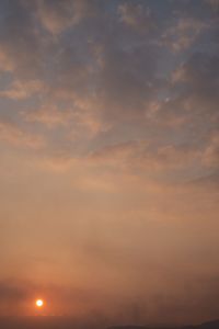 Scenic view of sky at sunset