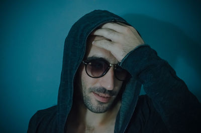 Portrait of young man