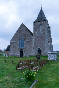 Exterior of church against sky