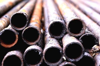 Full frame shot of firewood