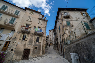 Low angle view of old building