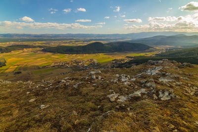 Scenic view of landscape against sky