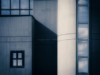 Close-up of window of building