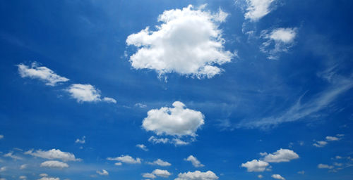 Low angle view of cloudy sky