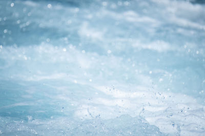 Full frame shot of waves in sea