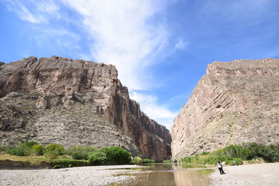 Scenic view of mountain against sky