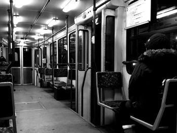 Train at night