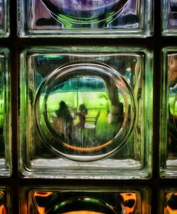 Reflection of building in water
