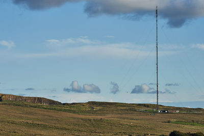 Countryside landscape against the sky