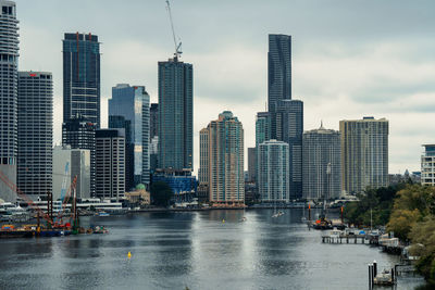 Modern buildings in city