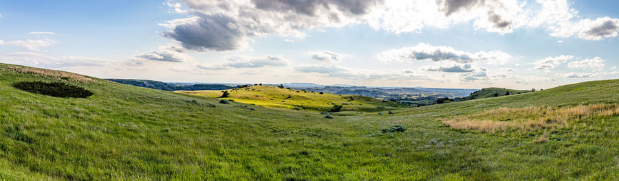 Panoramic view of landscape against sky