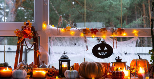 Close-up of christmas decorations