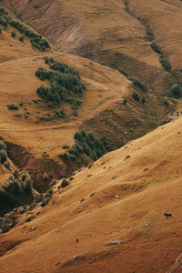 High angle view of landscape