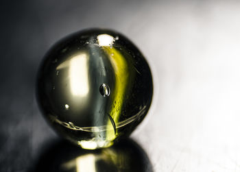 Close-up of ball on table