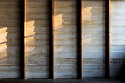 Full frame shot of wooden wall