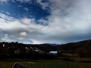 Scenic view of landscape against sky