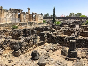 Old ruins of building