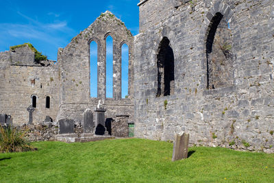 Old ruins of building