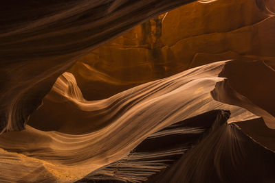 Aerial view of rock formations