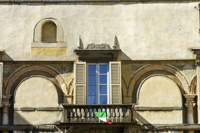 Facade of historic building