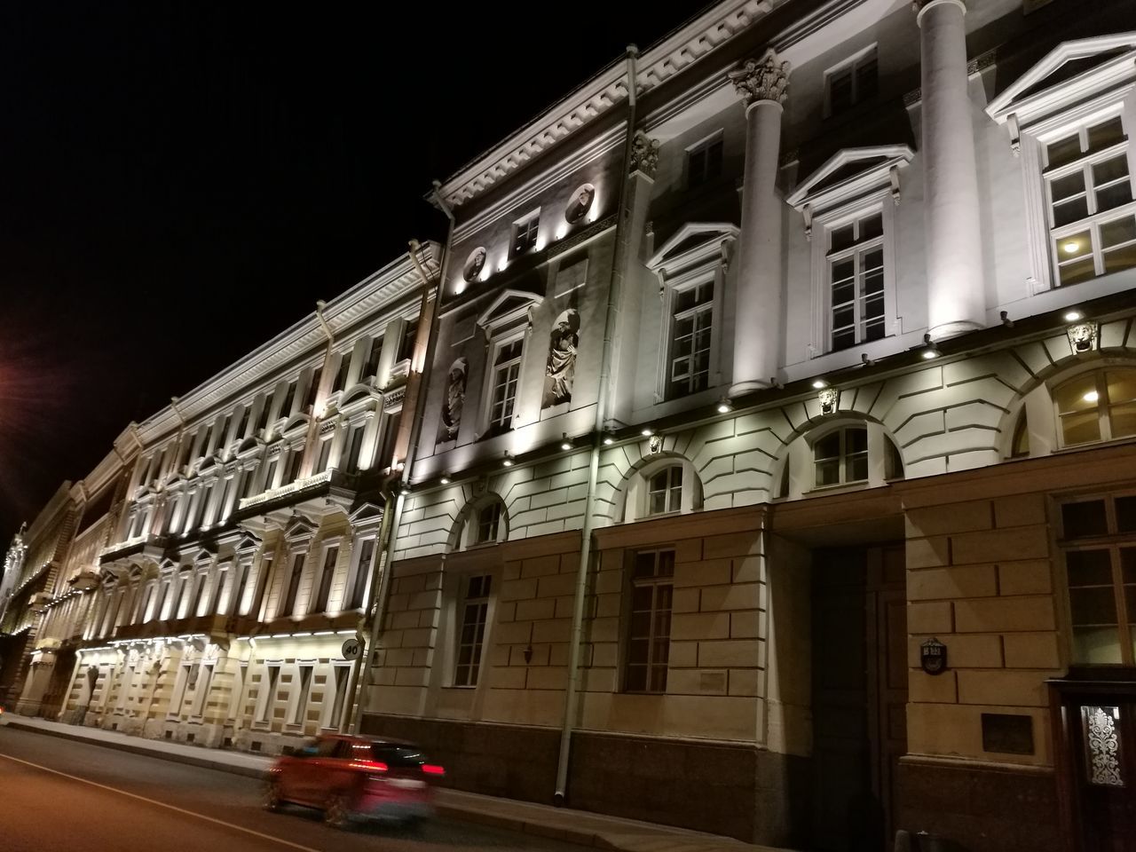 architecture, building exterior, built structure, city, outdoors, no people, illuminated, night