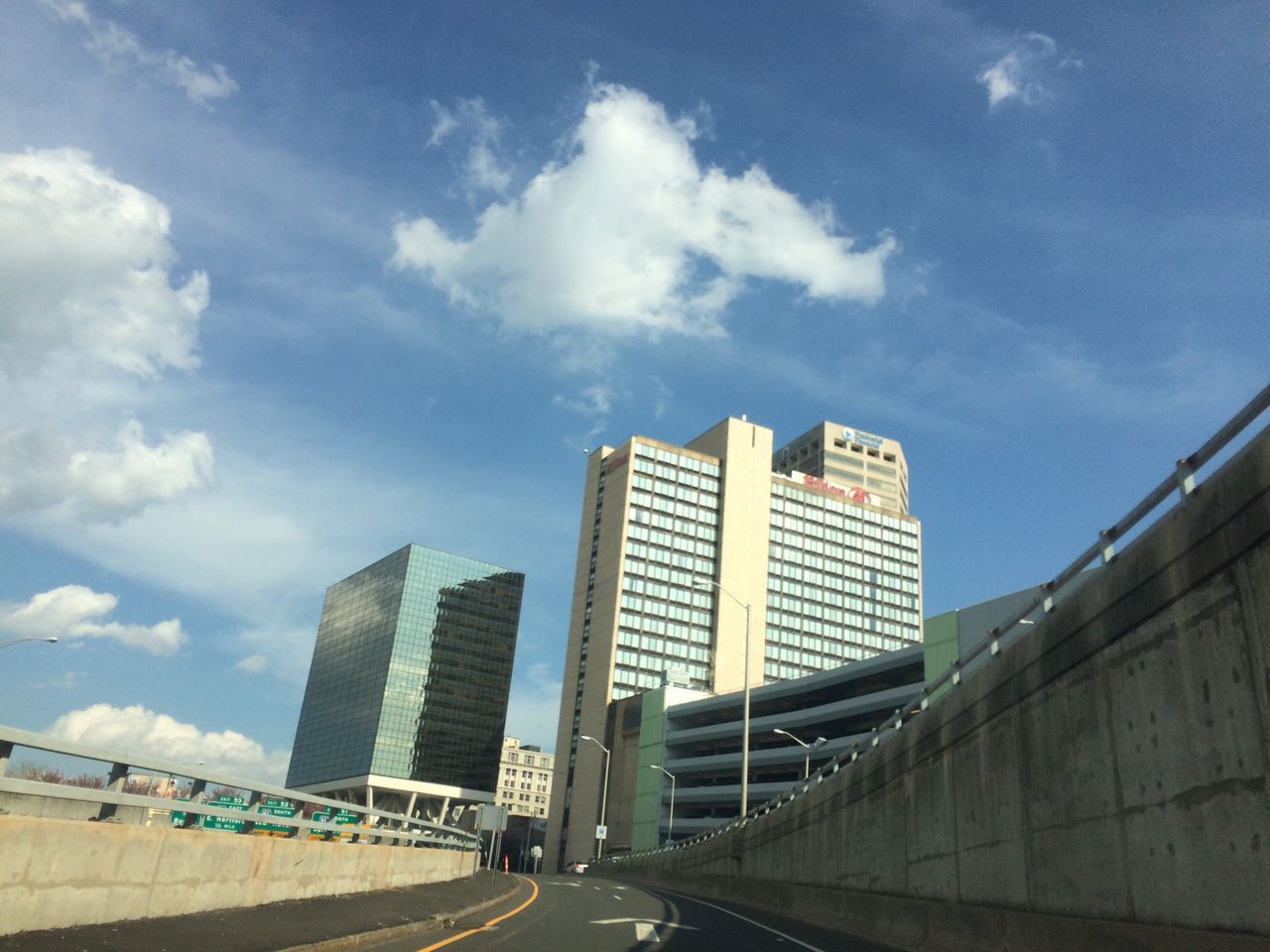 architecture, built structure, day, sky, building exterior, cloud - sky, modern, skyscraper, outdoors, city, low angle view, no people