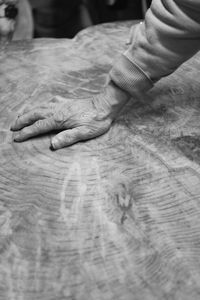 Close-up of hands