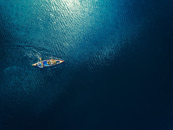 Boats in sea