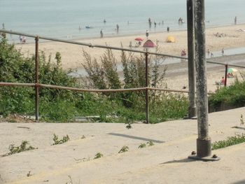 Scenic view of beach