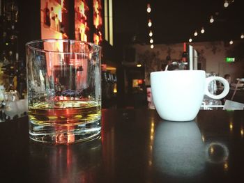 Close-up of drink on table