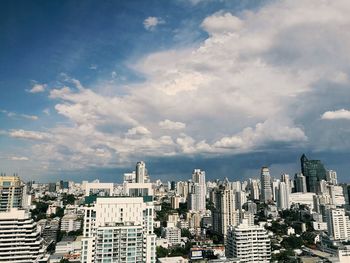 Cityscape against sky