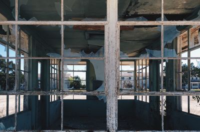 Interior of abandoned warehouse