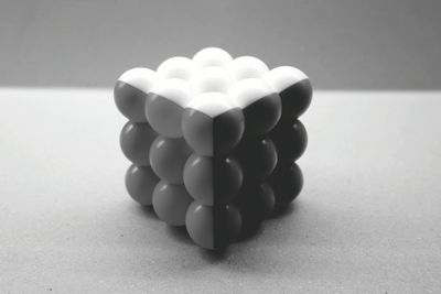 Close-up of stack of stones