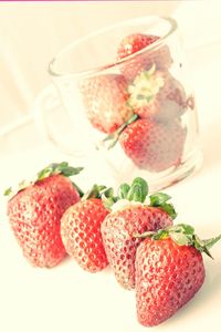 Close-up of strawberries