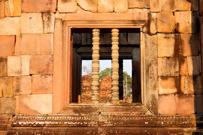 Low angle view of old building