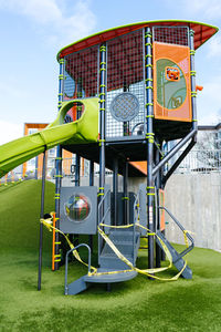 View of playground against sky