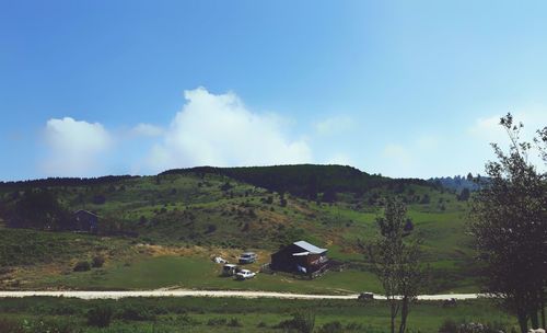 Scenic view of landscape against sky