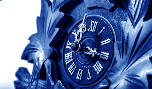 Close-up of clock