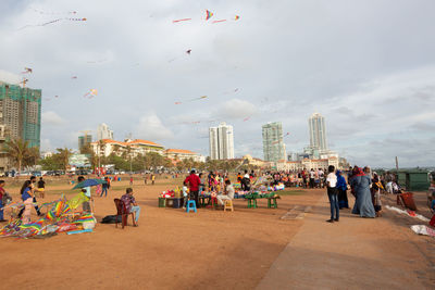 People at beach