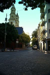 View of city street