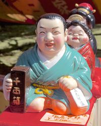 Close-up of buddha statue