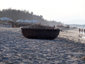 View of boats in sea