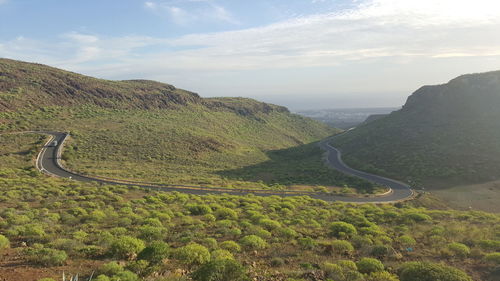 Scenic view of mountains