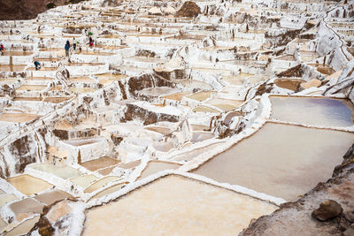 High angle view of landscape