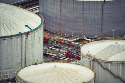 High angle view of industry