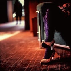 Woman standing on floor
