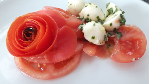 Close-up of salad in plate