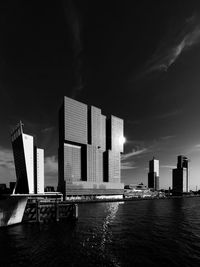The rotterdam in black and white
